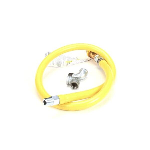 T&S Brass Gas Hose W/Quick Disconnect, 1/2 Npt, 48 Long HG-4C-48 - main